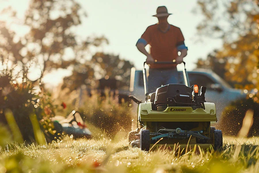 lawn cut machine