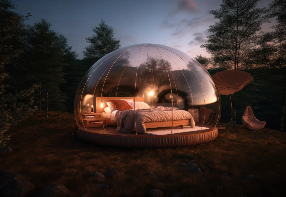 inflatable bubble bed tent