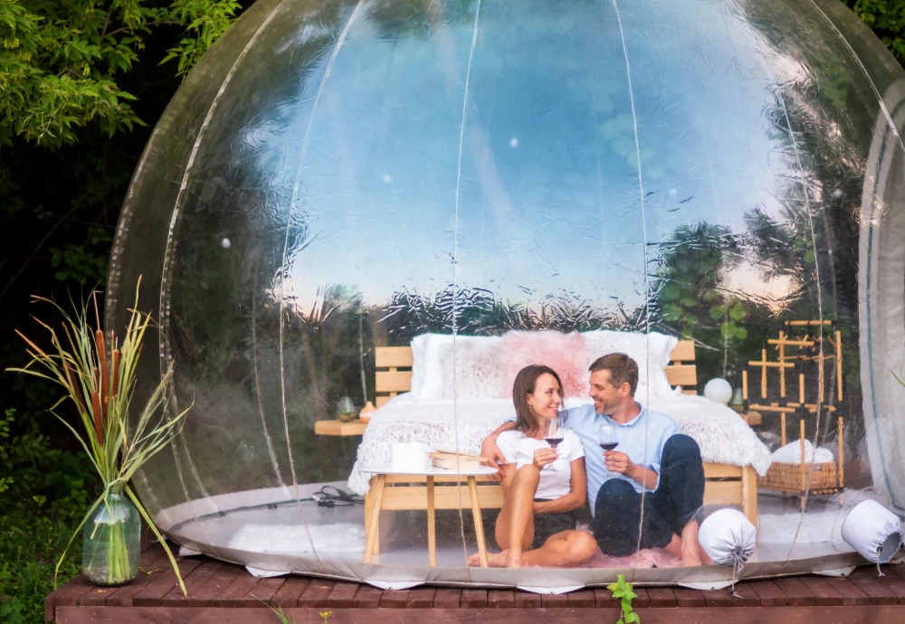 bubble clear tent